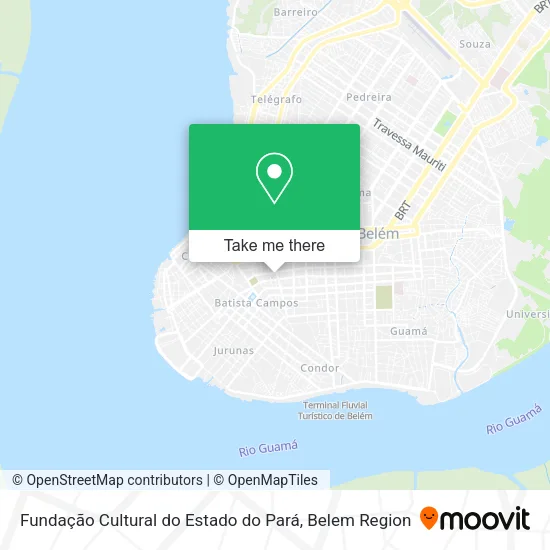 Fundação Cultural do Estado do Pará map
