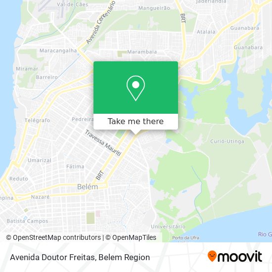 Avenida Doutor Freitas map