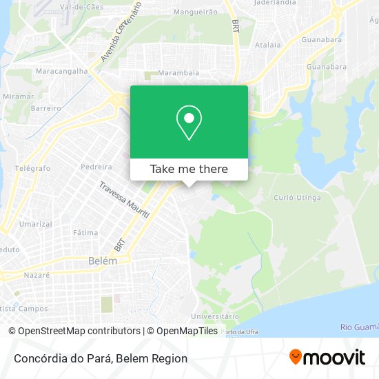 Concórdia do Pará map