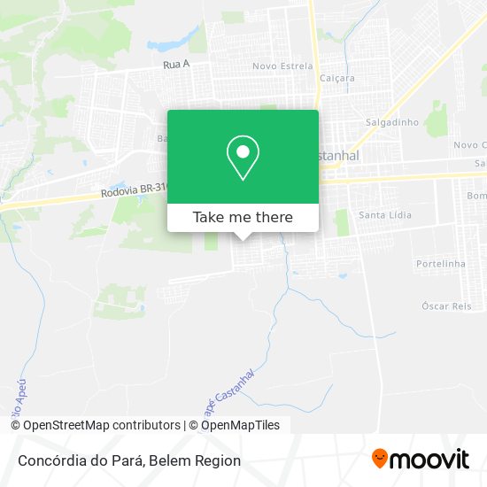 Concórdia do Pará map