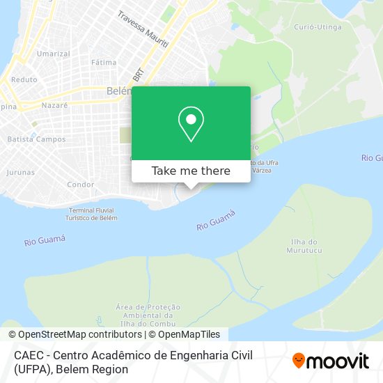 CAEC - Centro Acadêmico de Engenharia Civil (UFPA) map