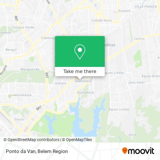 Ponto da Van map