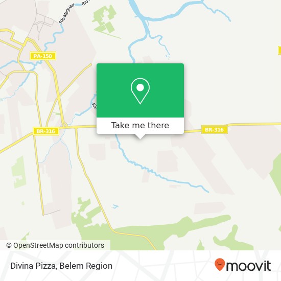 Divina Pizza map