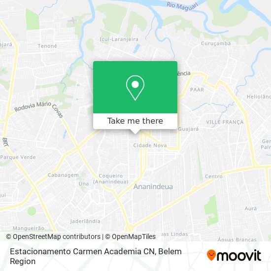 Estacionamento Carmen Academia CN map