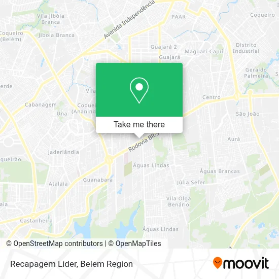 Recapagem Lider map