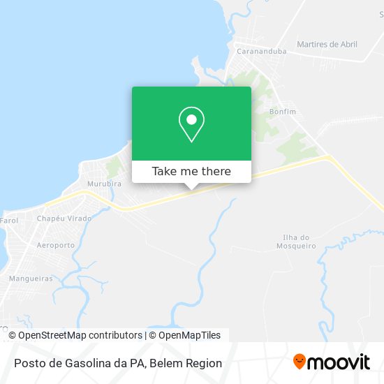 Posto de Gasolina da PA map