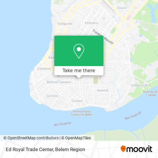 Ed Royal Trade Center map
