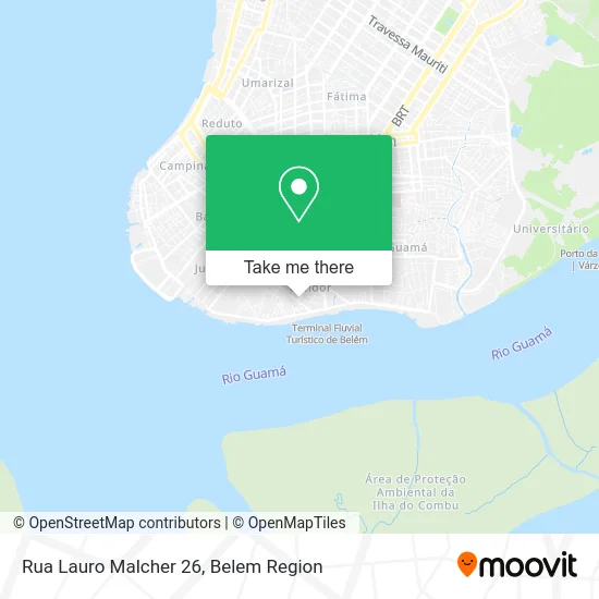 Rua Lauro Malcher 26 map