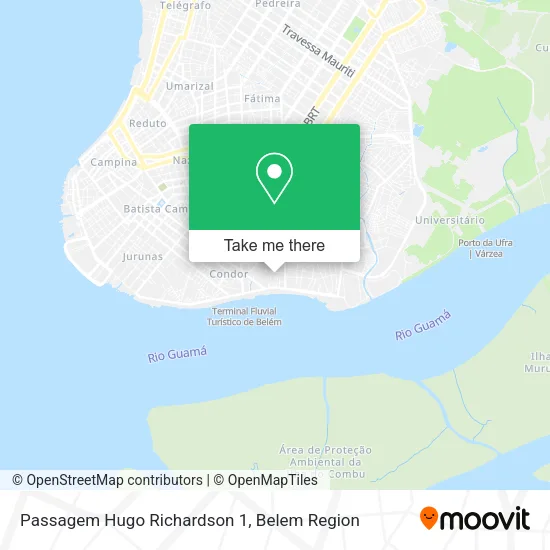 Passagem Hugo Richardson 1 map