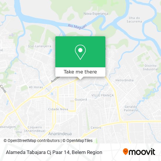 Alameda Tabajara Cj Paar 14 map