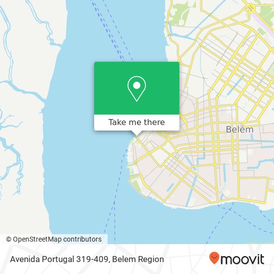 Mapa Avenida Portugal 319-409