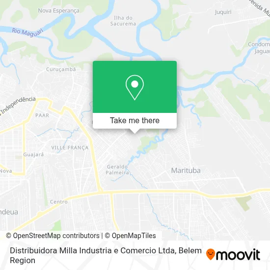 Distribuidora Milla Industria e Comercio Ltda map