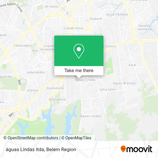 águas Lindas ltda map