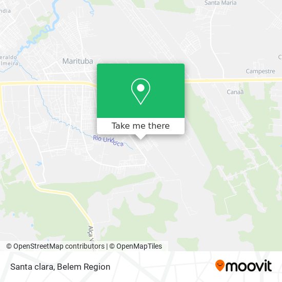 Santa clara map