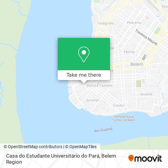 Casa do Estudante Universitário do Pará map