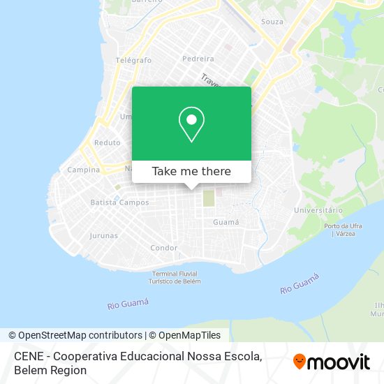 Mapa CENE - Cooperativa Educacional Nossa Escola