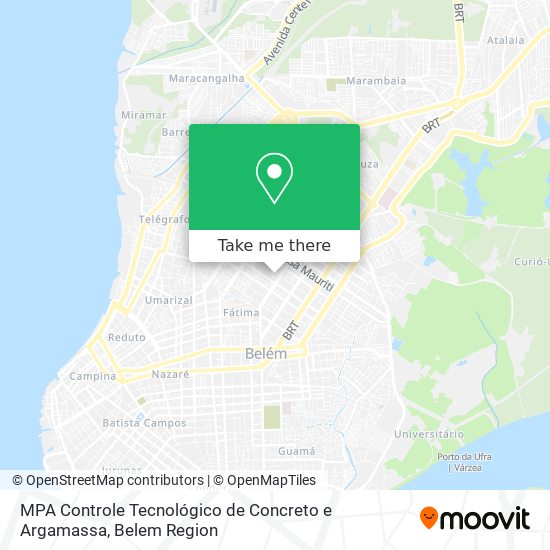 MPA Controle Tecnológico de Concreto e Argamassa map