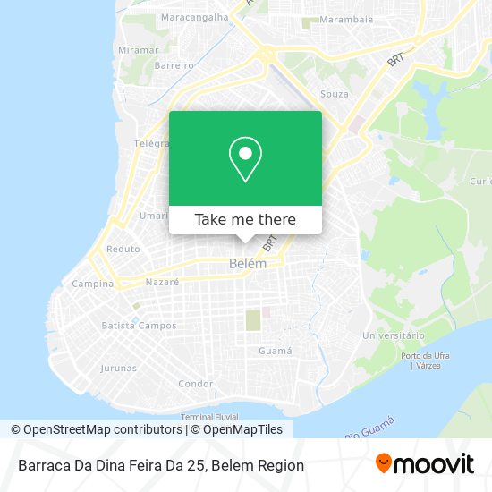 Barraca Da Dina Feira Da 25 map
