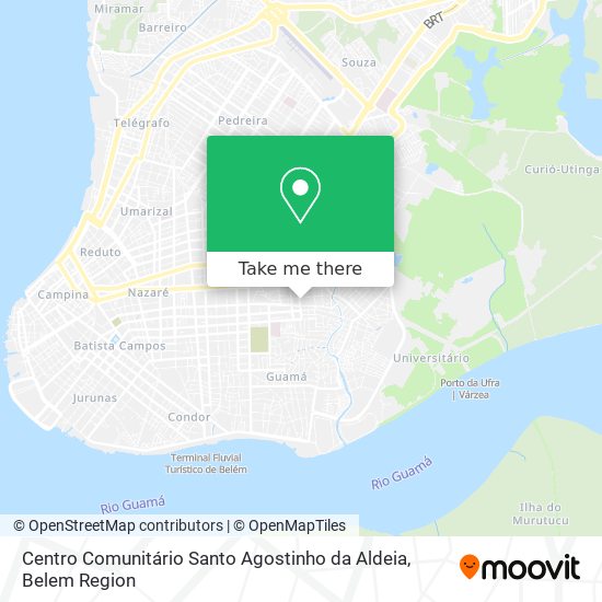 Centro Comunitário Santo Agostinho da Aldeia map
