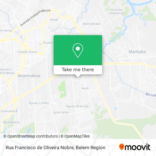 Rua Francisco de Oliveira Nobre map