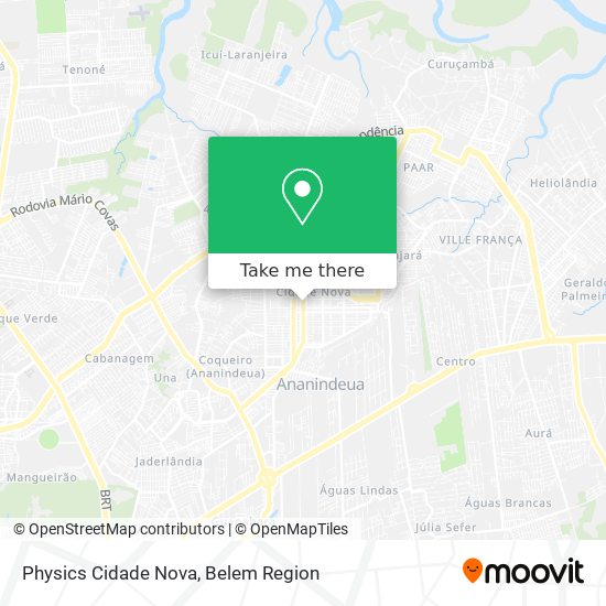 Physics Cidade Nova map