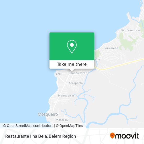 Mapa Restaurante Ilha Bela