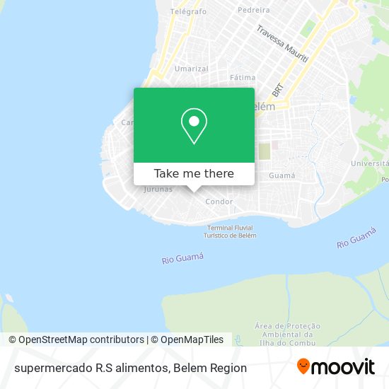 supermercado R.S alimentos map