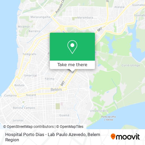 Hospital Porto Dias - Lab Paulo Azevedo map