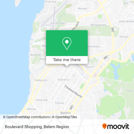 Boulevard Shopping map