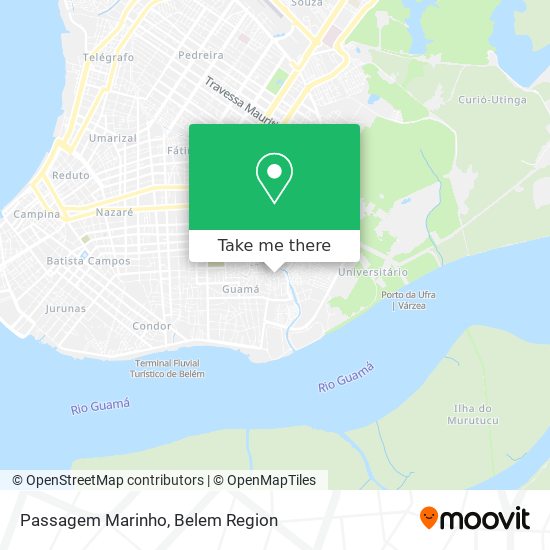 Mapa Passagem Marinho