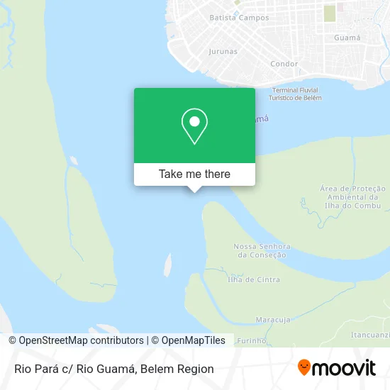 Rio Pará c/ Rio Guamá map