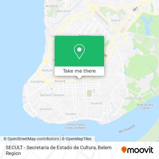 SECULT - Secretaria de Estado de Cultura map