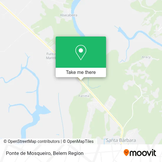 Ponte de Mosqueiro map