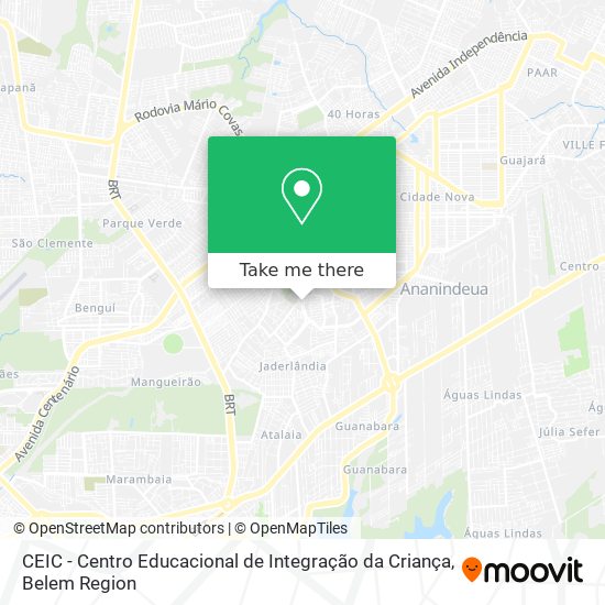 CEIC - Centro Educacional de Integração da Criança map