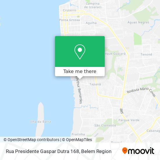 Rua Presidente Gaspar Dutra 168 map