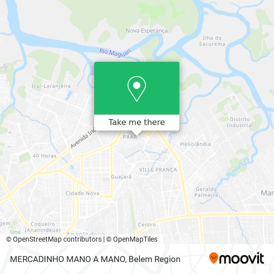 Mapa MERCADINHO MANO A MANO