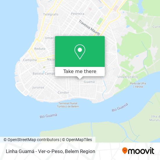 Linha Guamá - Ver-o-Peso map