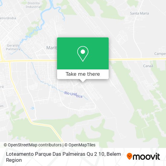 Loteamento Parque Das Palmeiras Qu 2 10 map