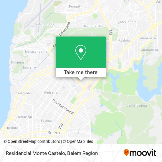 Mapa Residencial Monte Castelo