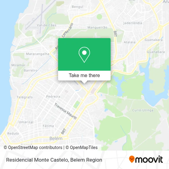Residencial Monte Castelo map