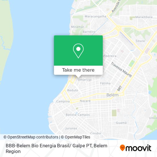 BBB-Belem Bio Energia Brasil/ Galpe PT map