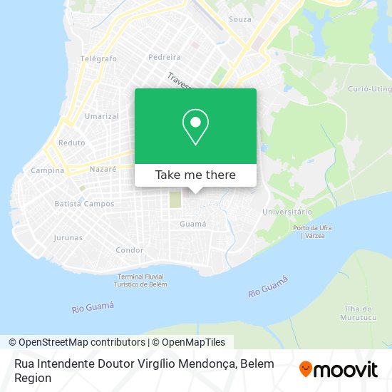 Rua Intendente Doutor Virgílio Mendonça map