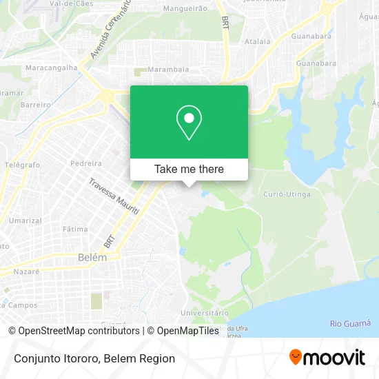 Conjunto Itororo map