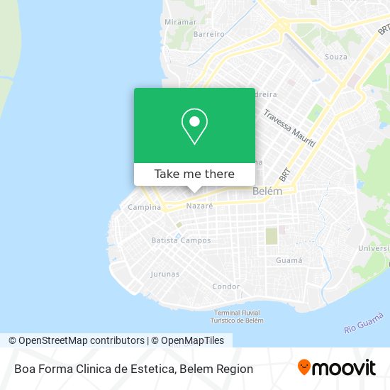 Boa Forma Clinica de Estetica map