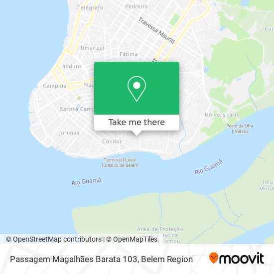 Passagem Magalhães Barata 103 map