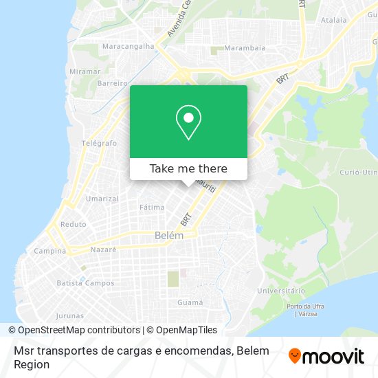 Msr transportes de cargas e encomendas map