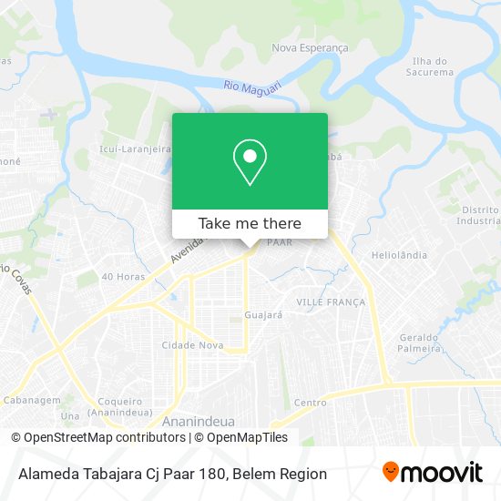 Alameda Tabajara Cj Paar 180 map