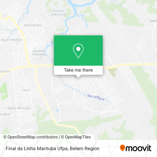 Final da Linha Marituba Ufpa map