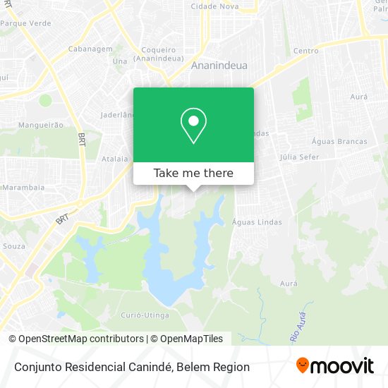 Conjunto Residencial Canindé map