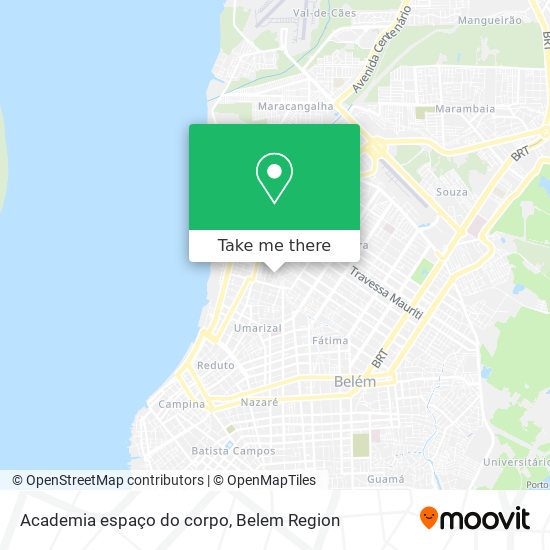 Academia espaço do corpo map